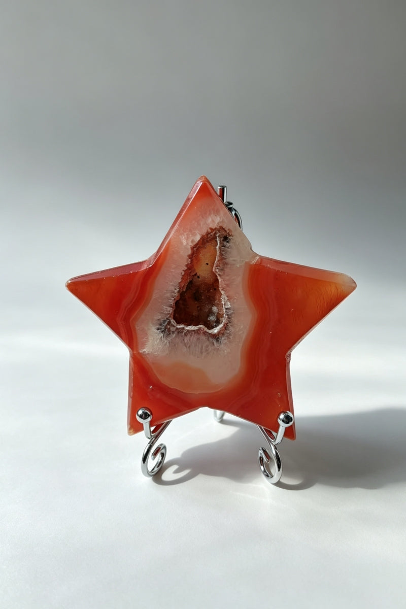 Carnelian Star with Free Holders