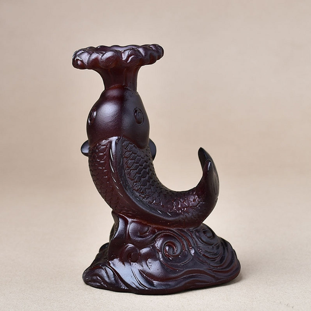 Carp Resin Ornament Sphere Holders