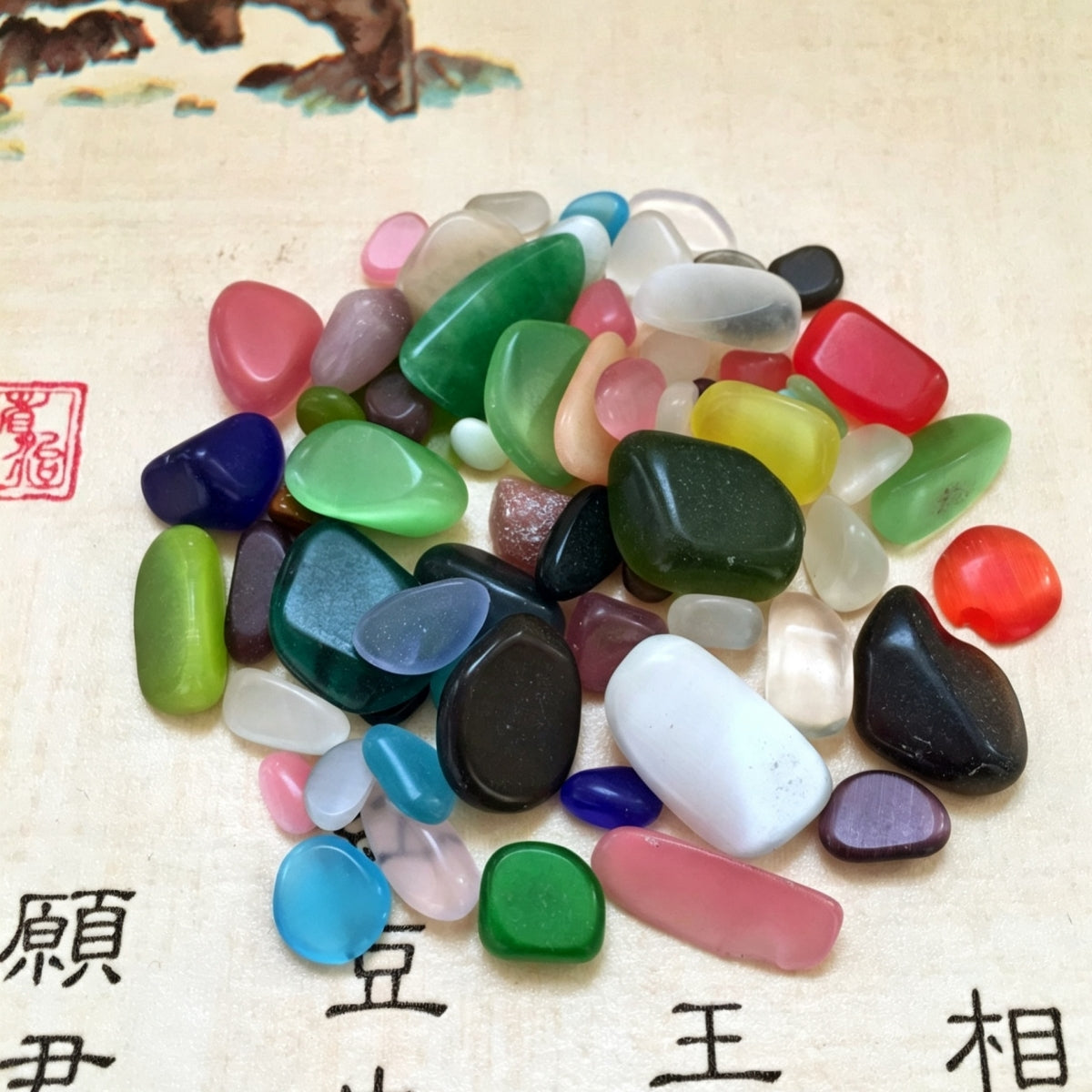 Cat's Eye Chips Small Tumbles 100g