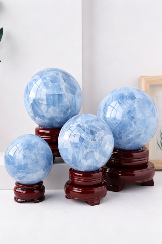 Celesite Sphere Crystal Balls 1.97"