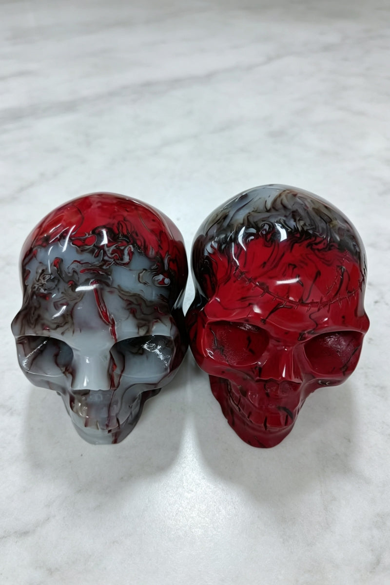 Chicken Blood Skulls Carvings 3.8"