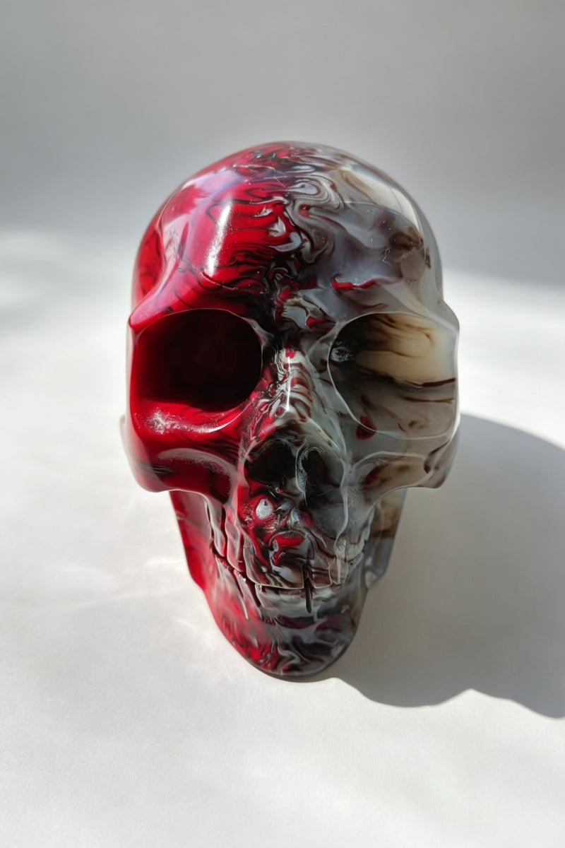 Chicken Blood Skulls Carvings 3.8"