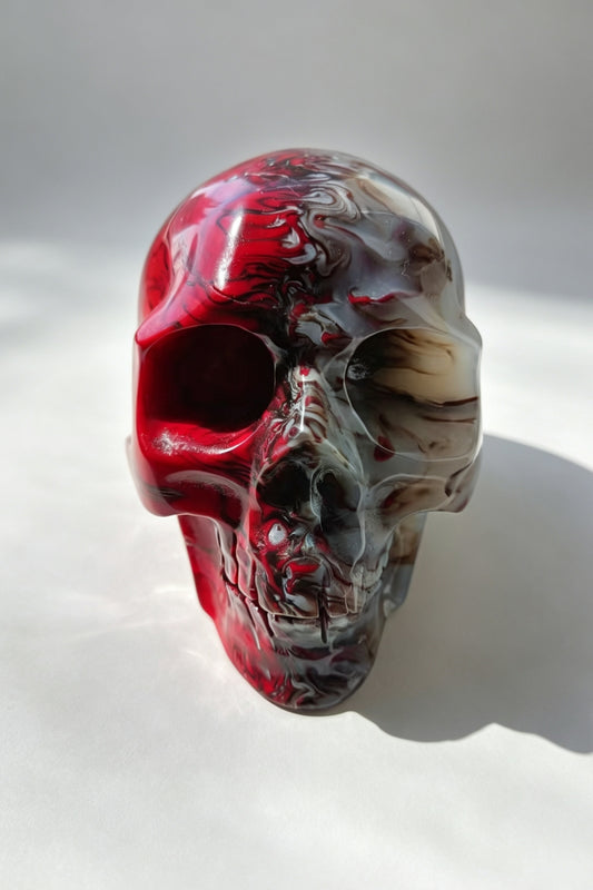 Chicken Blood Skulls Carvings 3.8"