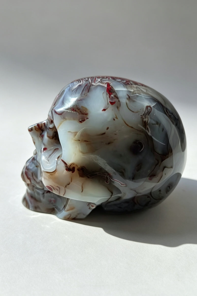 Chicken Blood Skulls Carvings 3.8"