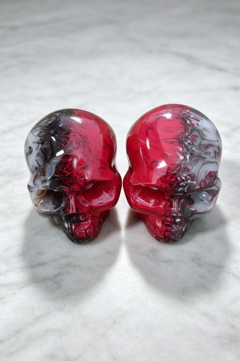 Chicken Blood Skulls Carvings 3.8"