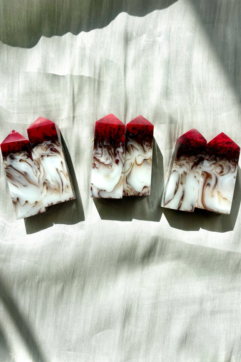 Chunky Chicken Blood Stone Towers 3.48"