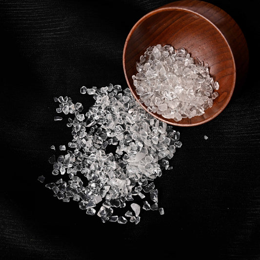 Clear Quartz Chips Small Tumbles 100g