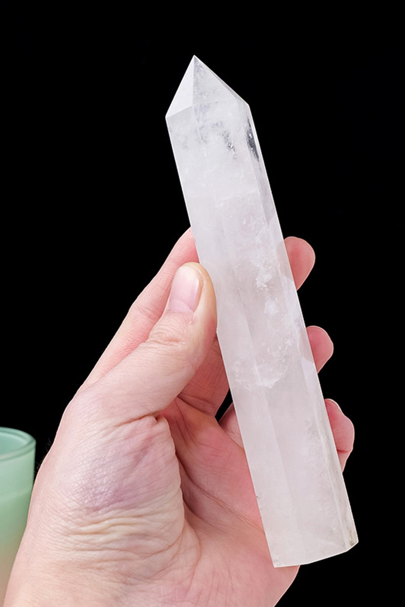 Clear Quartz Crystal Towers 5.9" Tall
