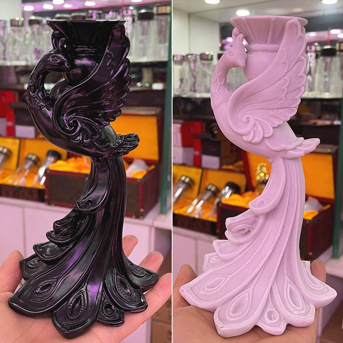 Creative Phoenix Resin Stand Sphere Holders