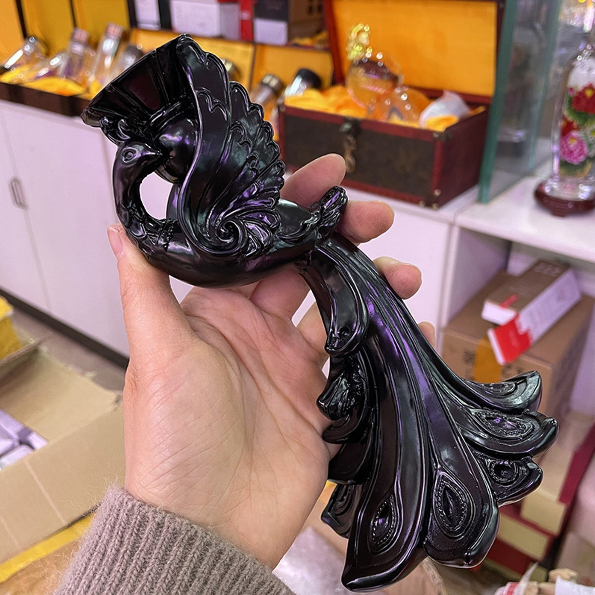 Creative Phoenix Resin Stand Sphere Holders