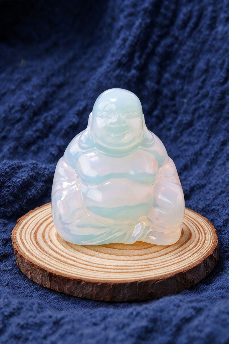 Crystal Buddha Statue Carvings 1.18"