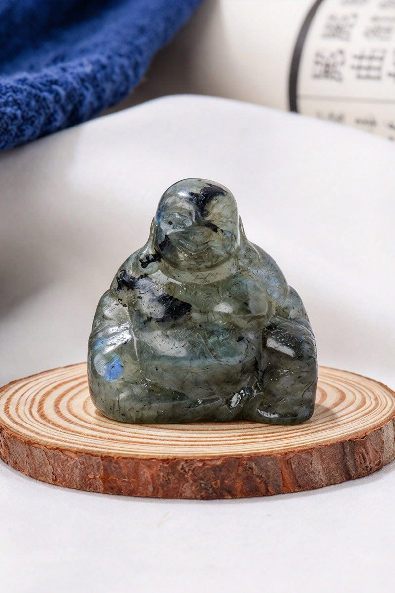 Crystal Buddha Statue Carvings 1.18"