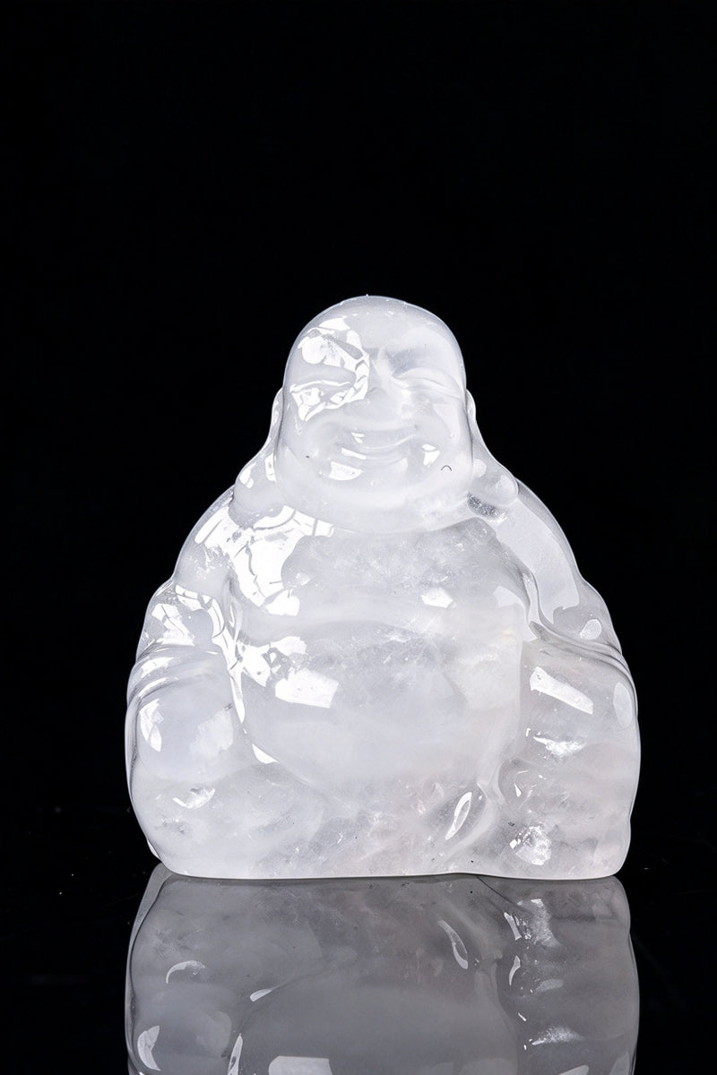 Crystal Buddha Statue Carvings 1.18"