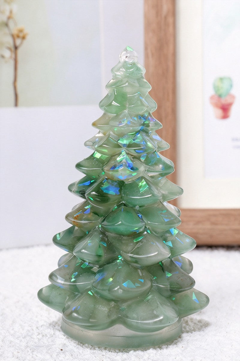 Crystal Christmas Trees Carvings 3.35"