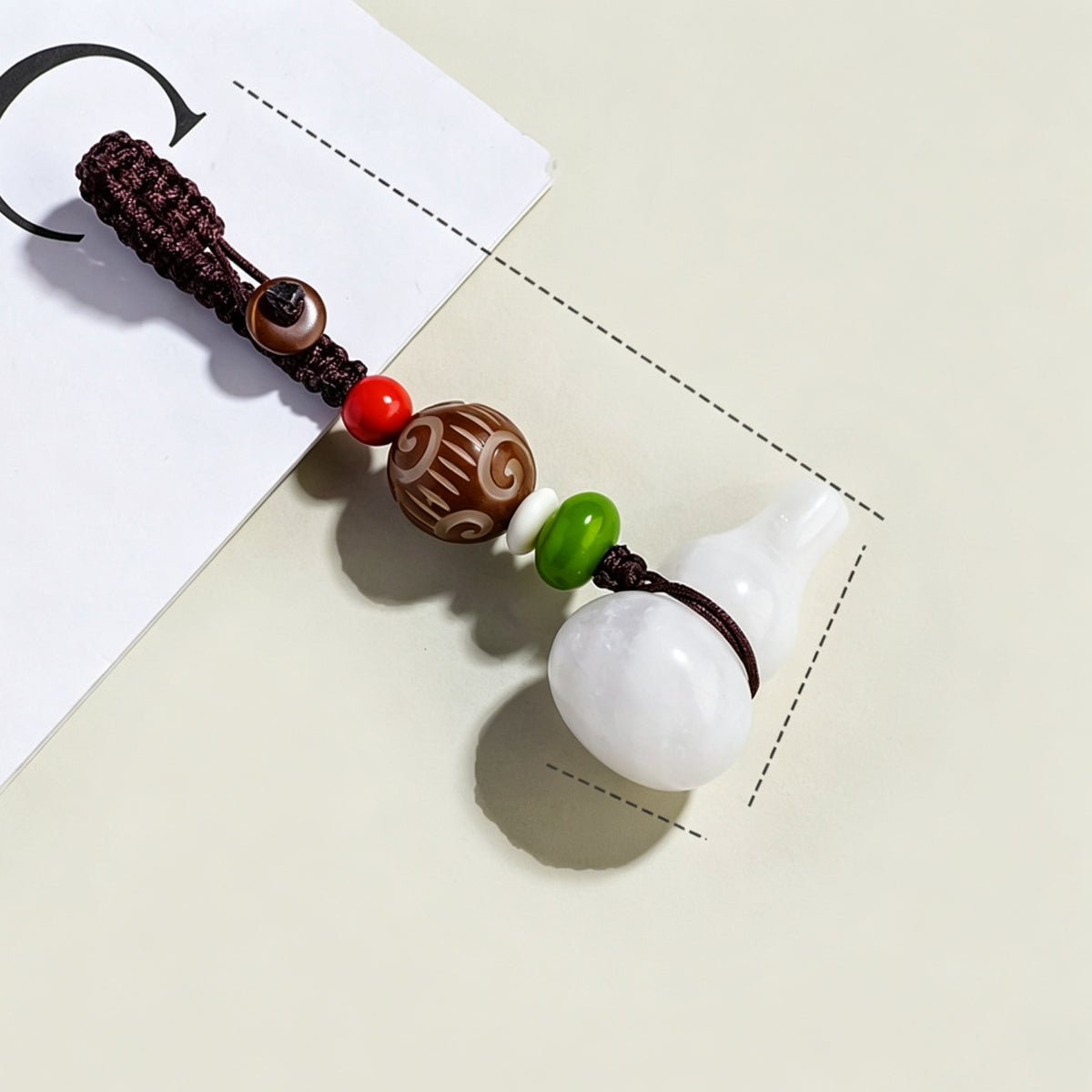 Crystal Gourd Keychain Car Key Ornament