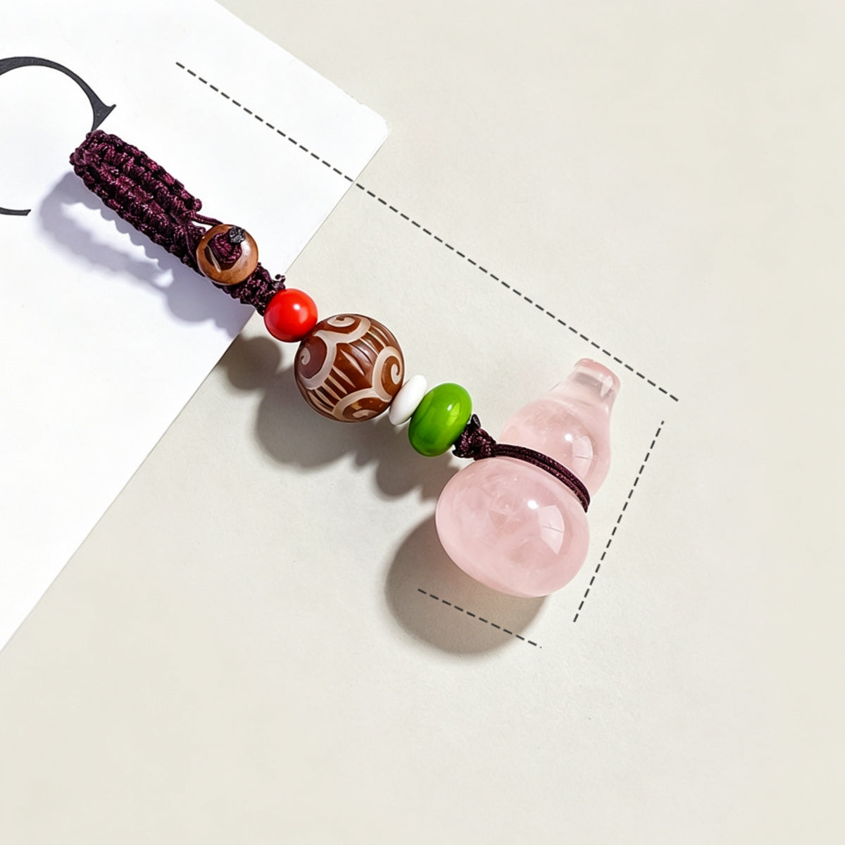 Crystal Gourd Keychain Car Key Ornament