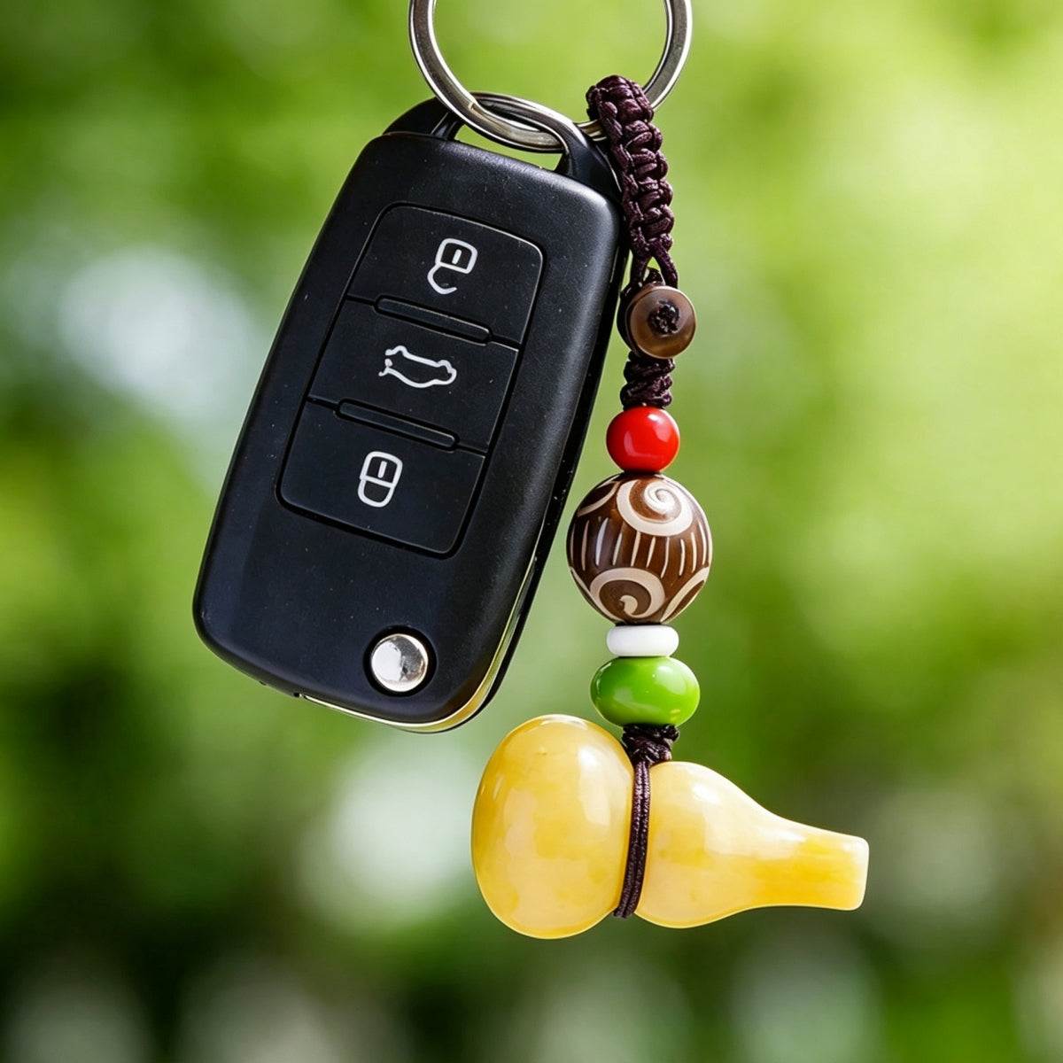 Crystal Gourd Keychain Car Key Ornament