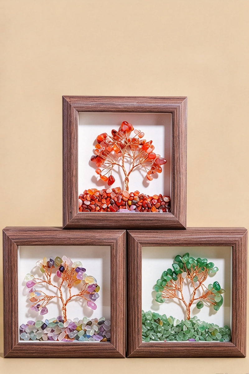 Crystal Gravel Money Tree Home Decor 4.72"