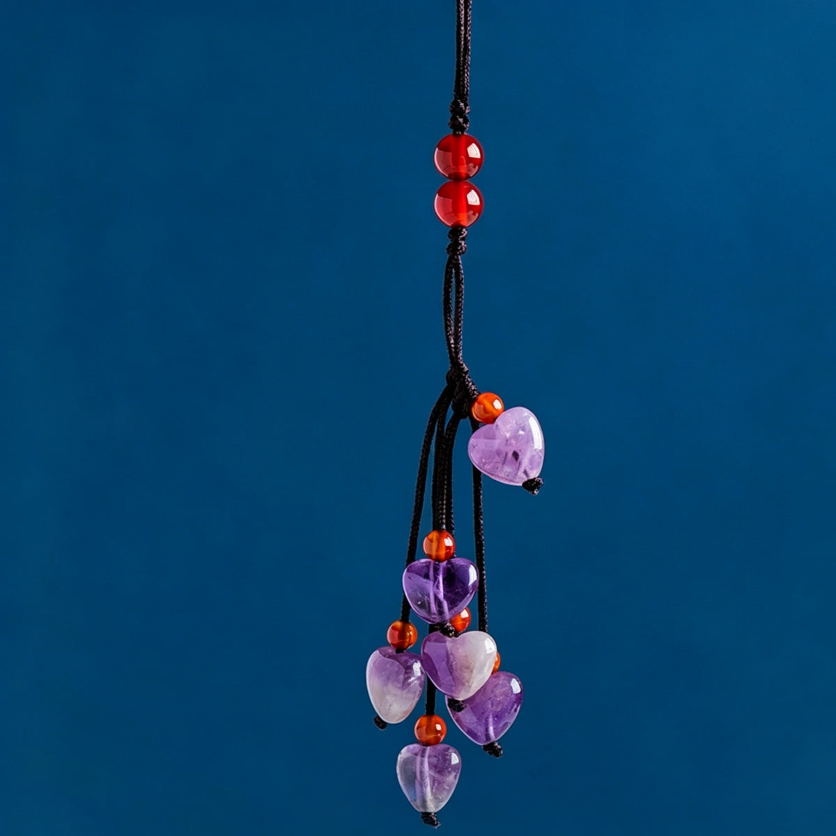 Crystal Heart Phone Charm