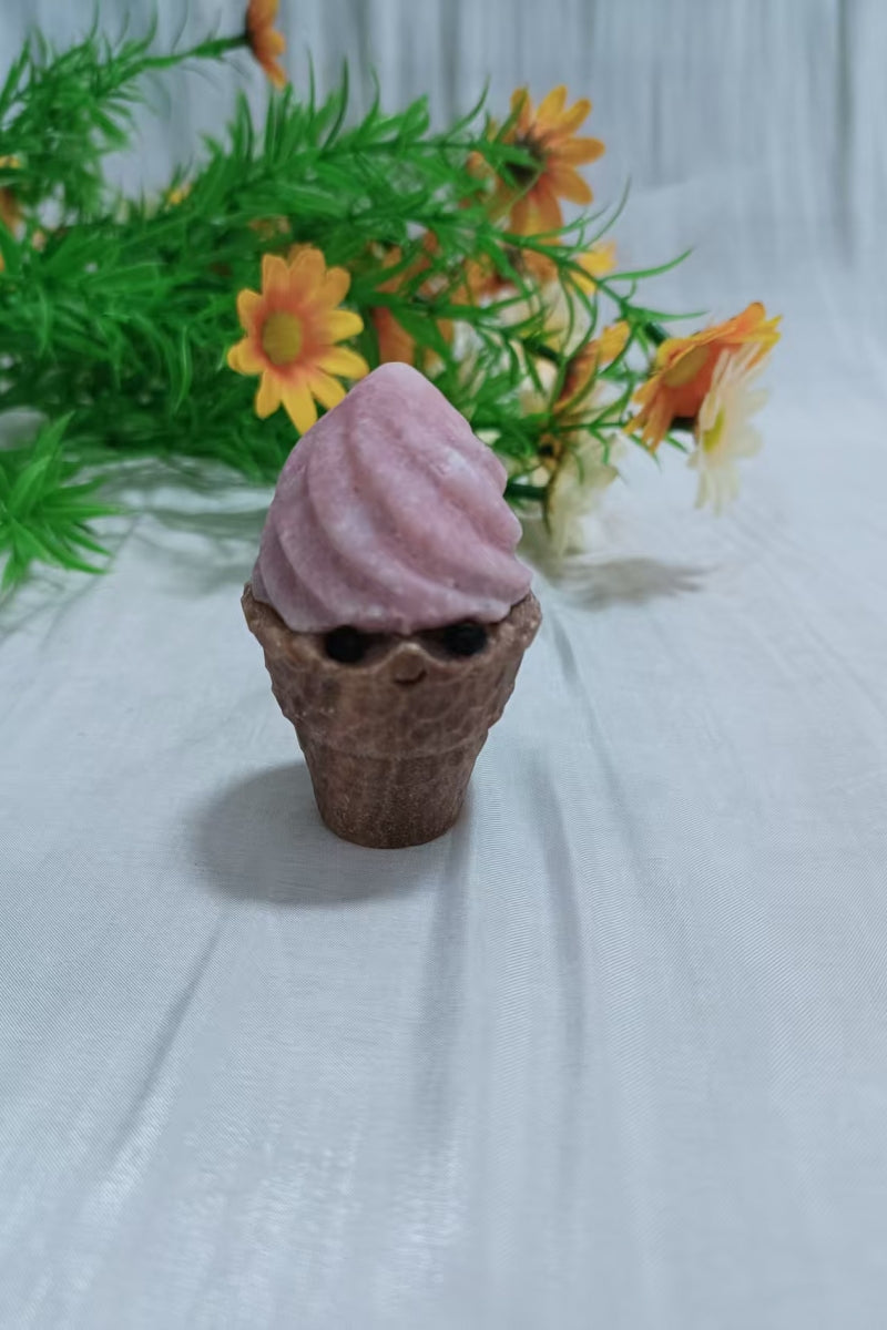 Cute Crystal Ice Cream Mixed Material Carving