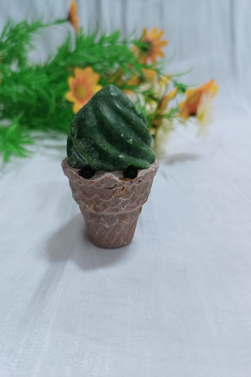 Cute Crystal Ice Cream Mixed Material Carving