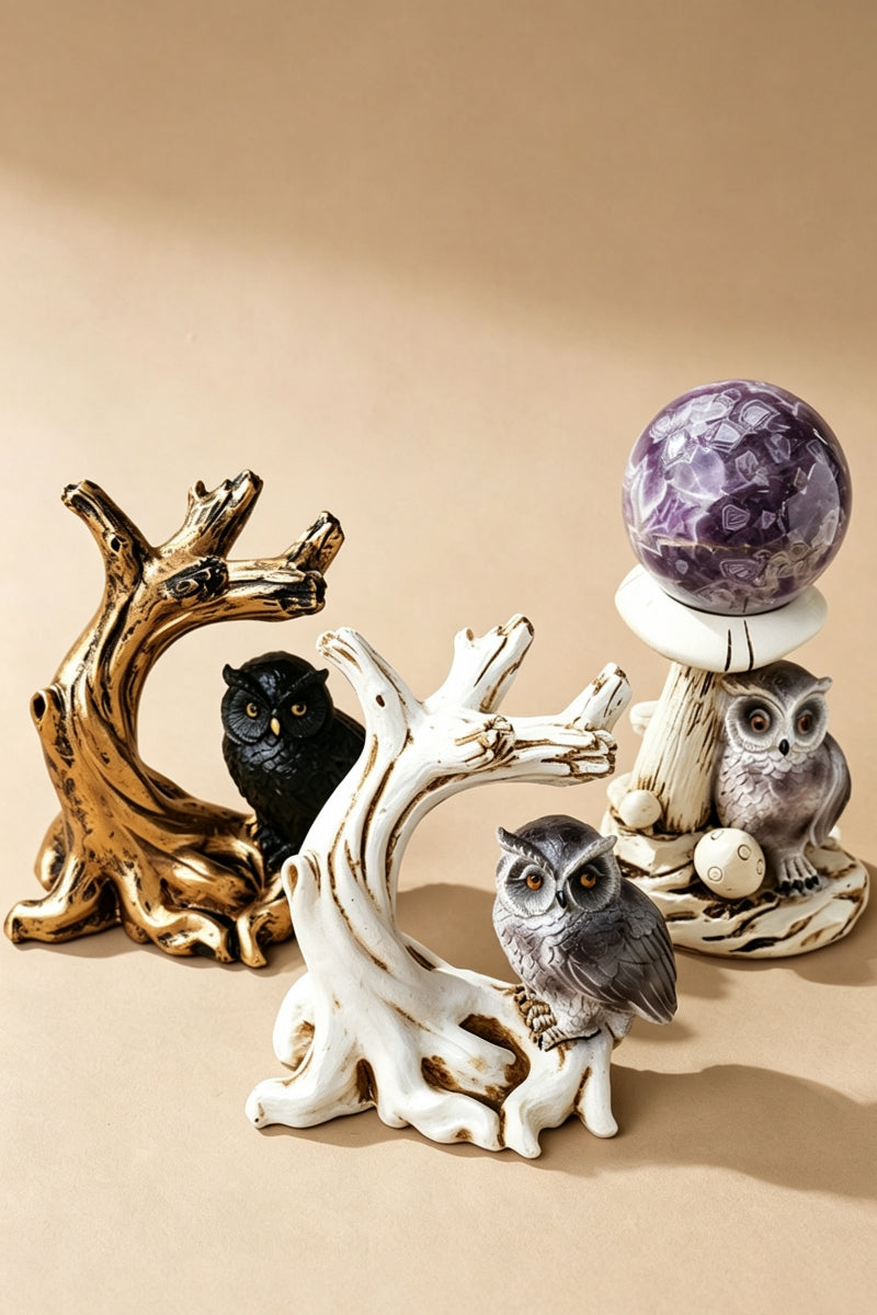 Cute Owl Sphere Holders