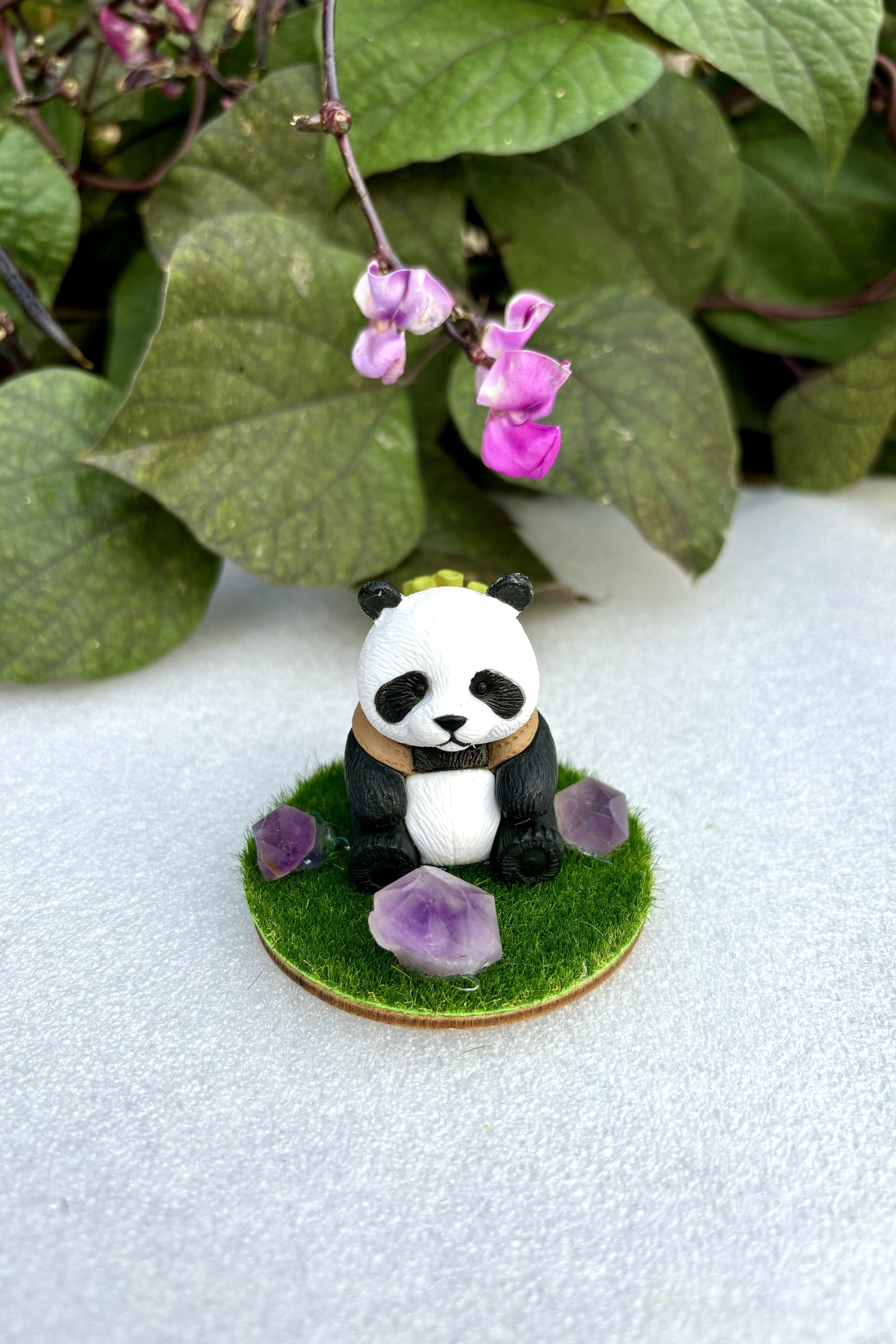 Cute Panda Amethyst Grass DIY Set