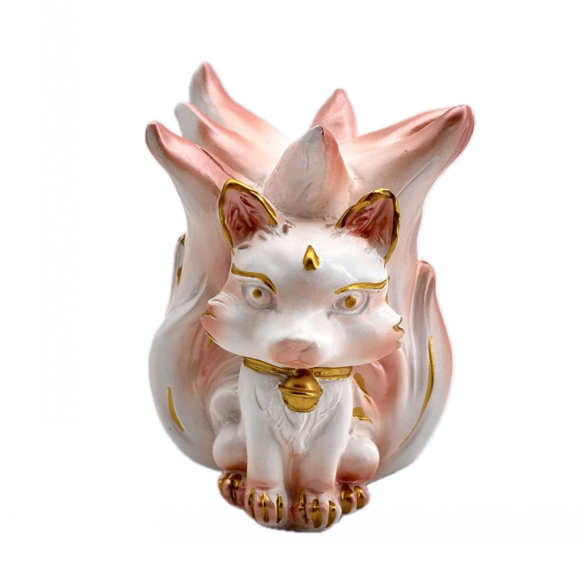 Cute Resin Nine-Tailed Fox Sphere Holders