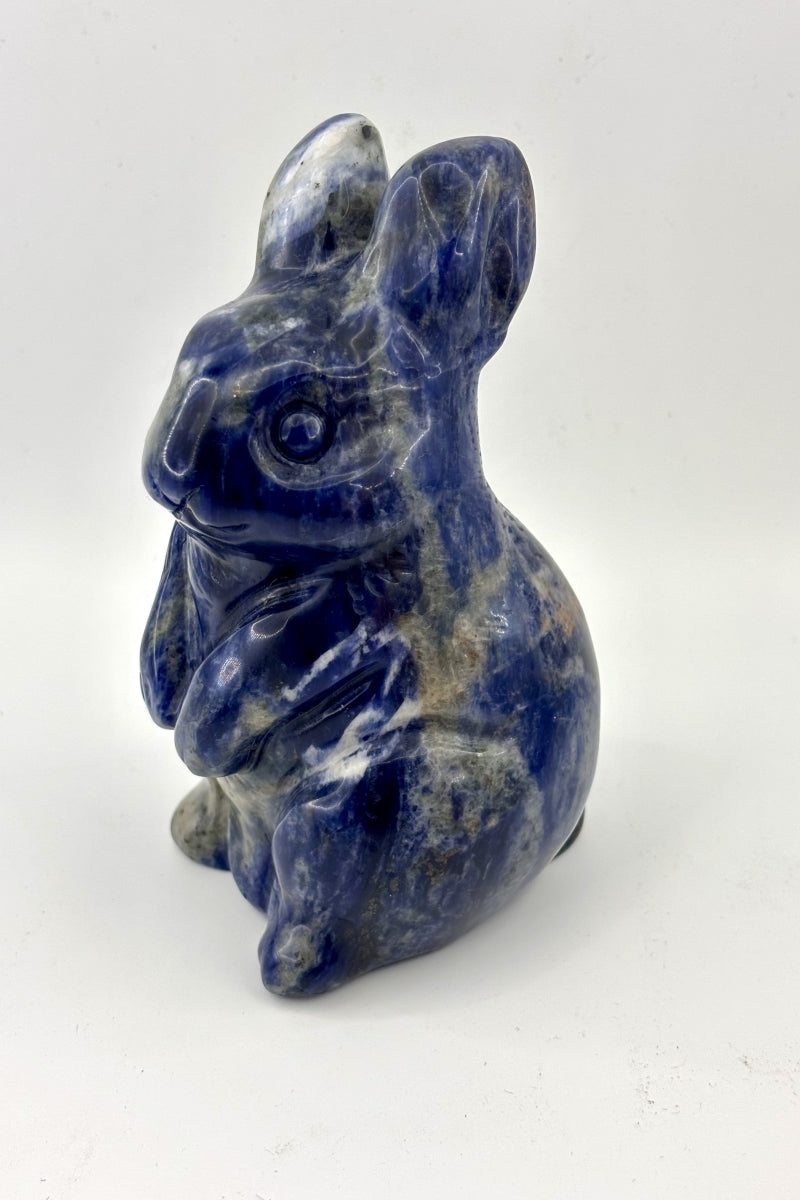 Cute Standing Bunny Carving 5.06”