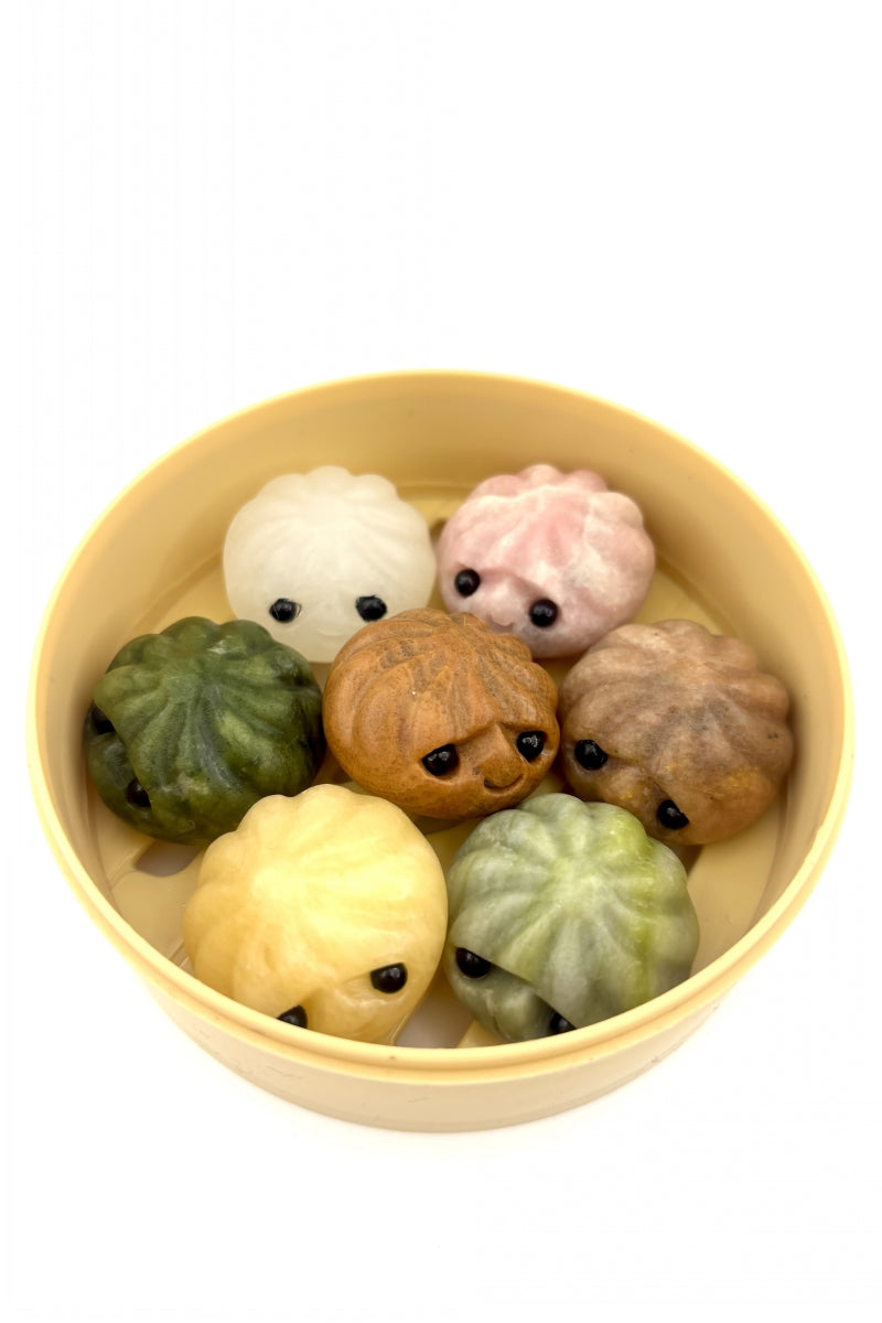 Cute Steamed Buns 7 Pieces Combo with A Free Steamer
