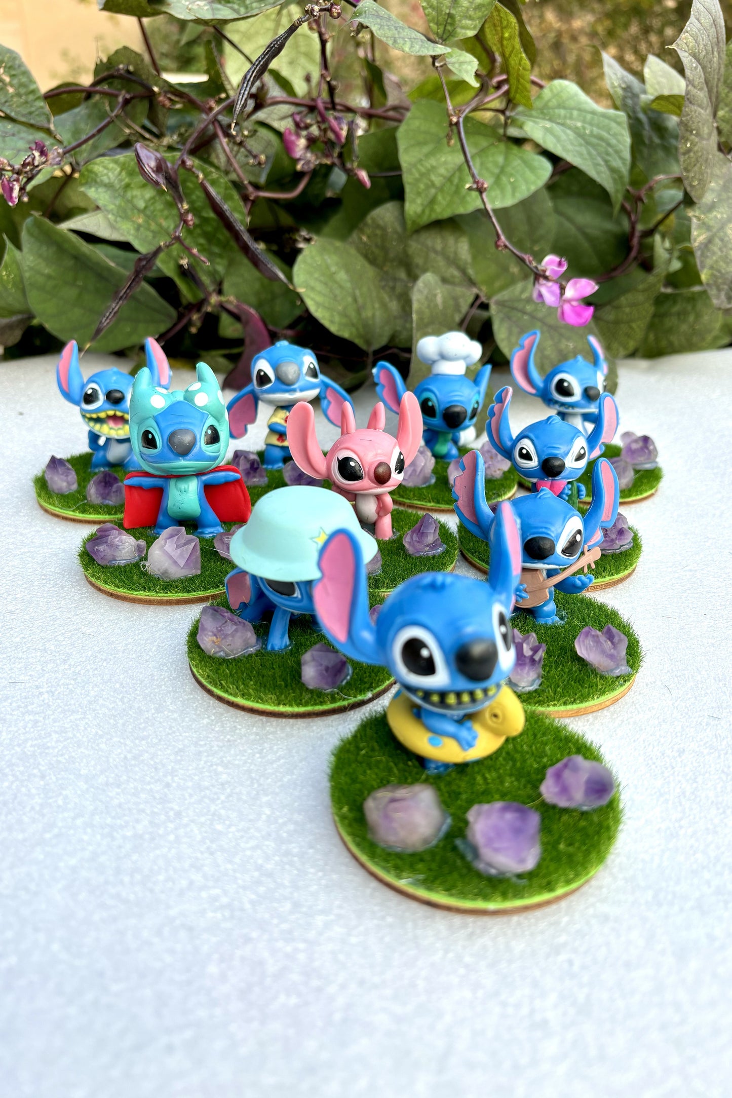 Cute Stitch Amethyst Grass DIY Set