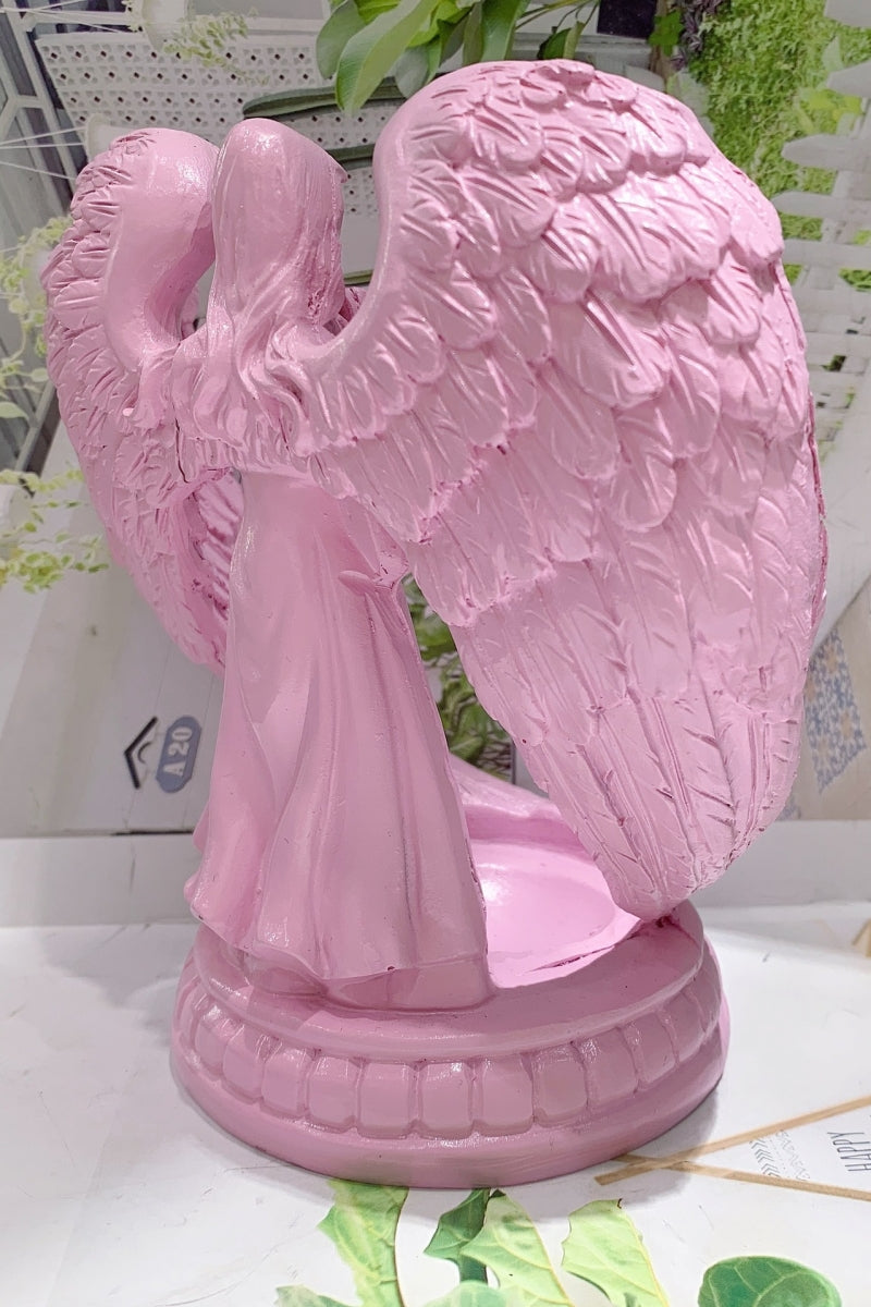 Cute White and Pink Angel Sphere Holders Ball Bases 5.9"