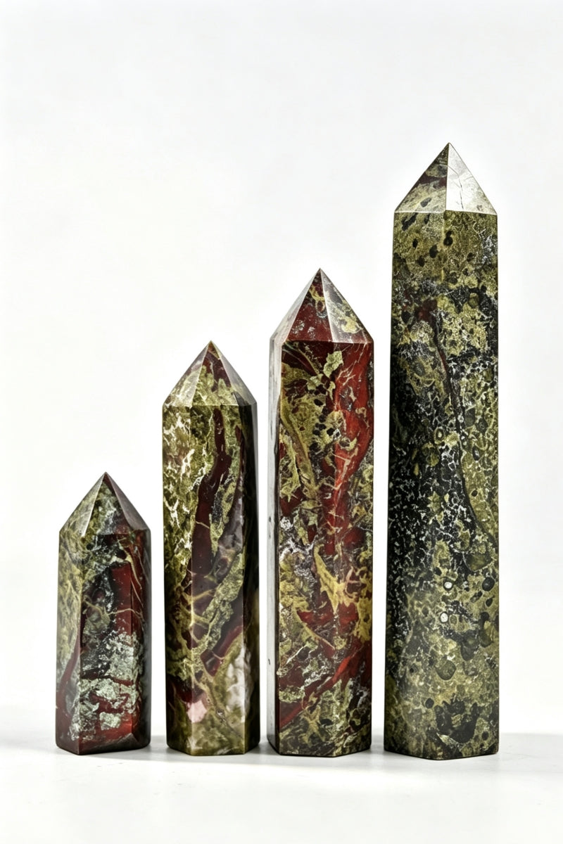 Dragon Blood Crystal Towers Tall 1.57"-3.94"