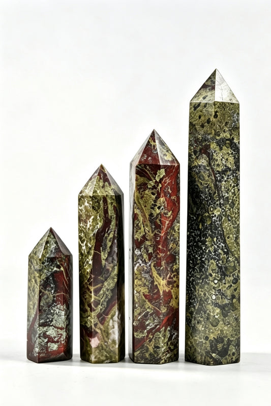 Dragon Blood Crystal Towers Tall 1.57"-3.94"