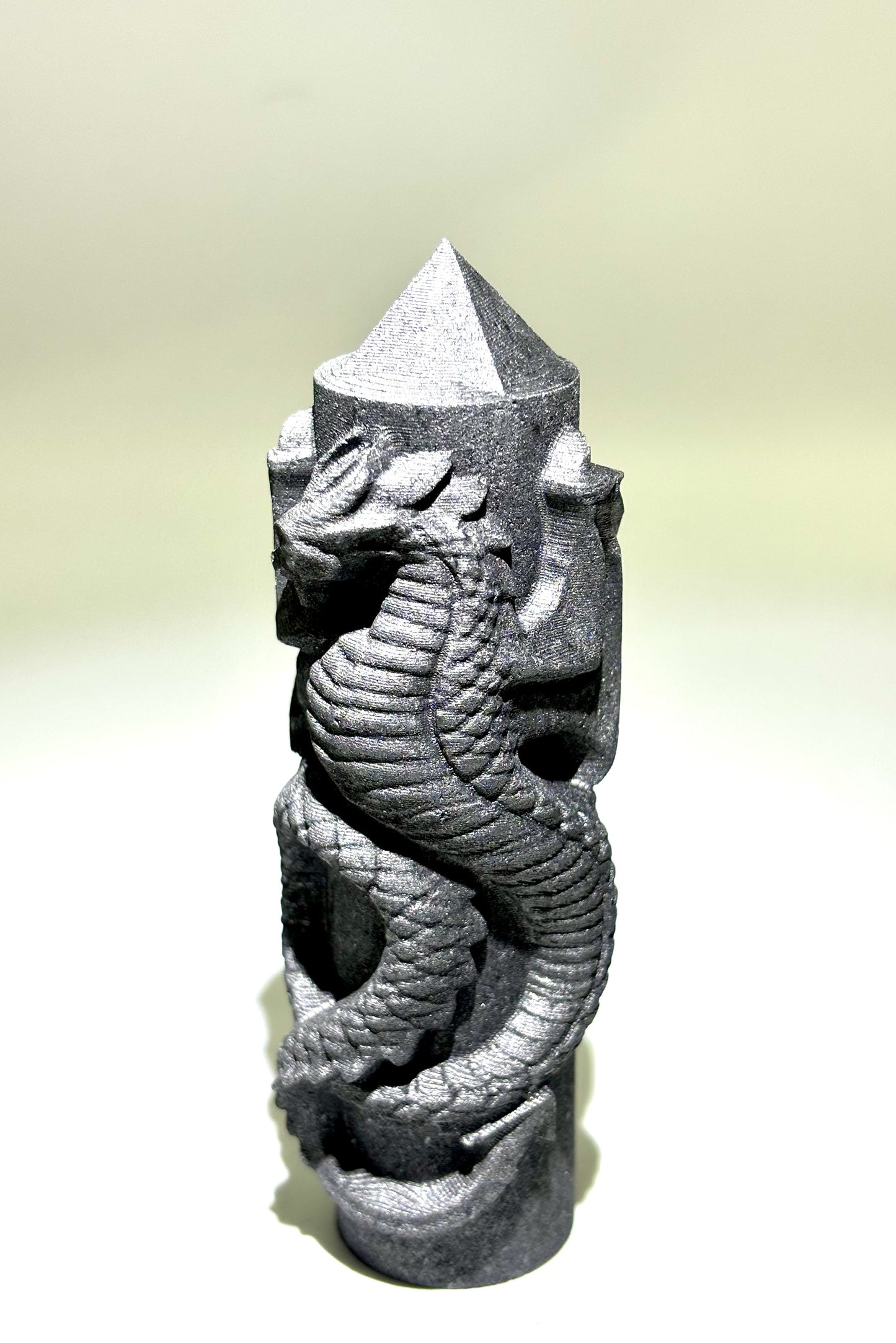 Shungite Dragon Tower Round Points