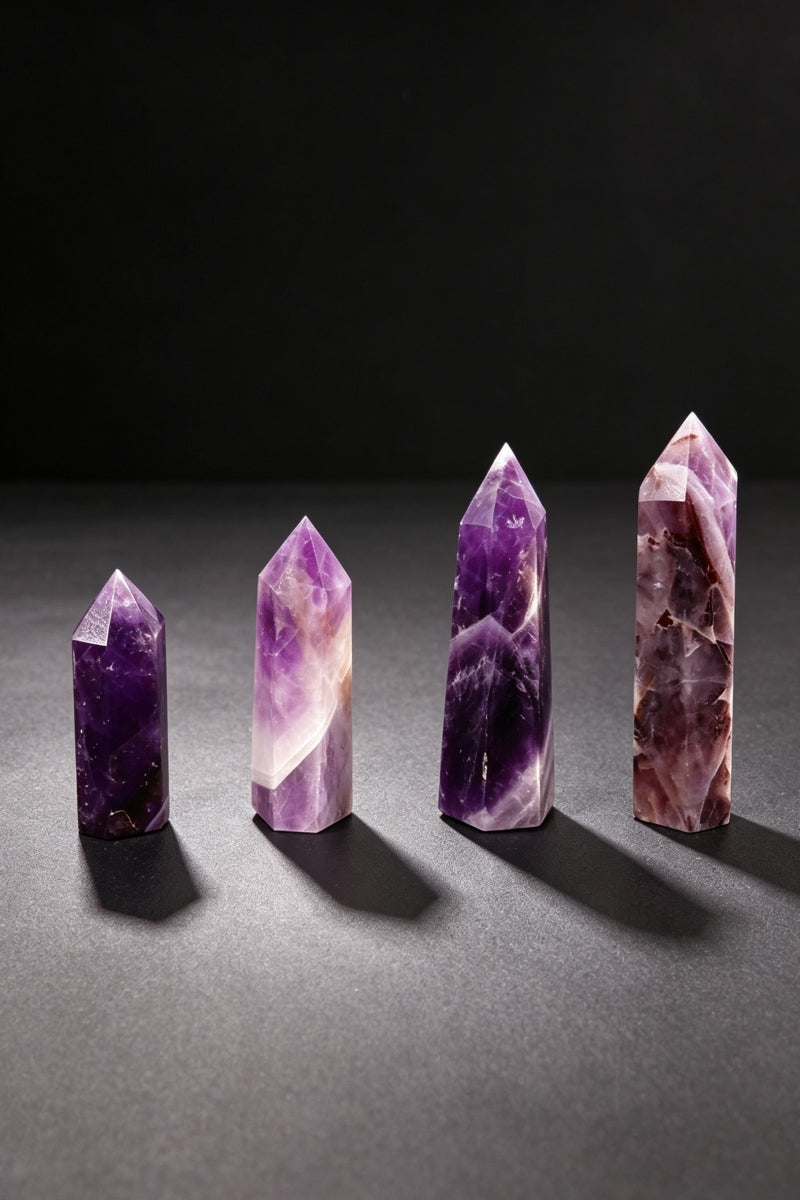 Dream Amethyst Crystal Towers Tall 1.57"-3.94"