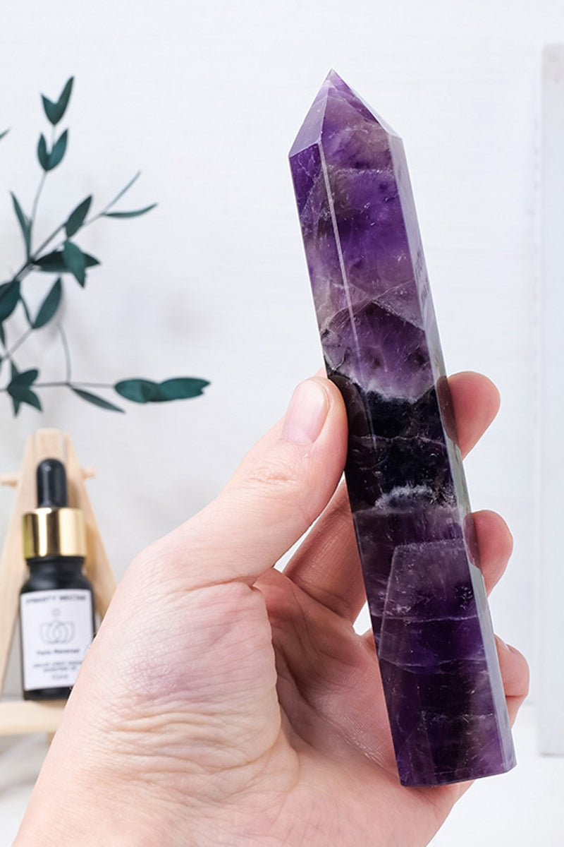 Dream Amethyst Crystal Towers 5.9" Tall