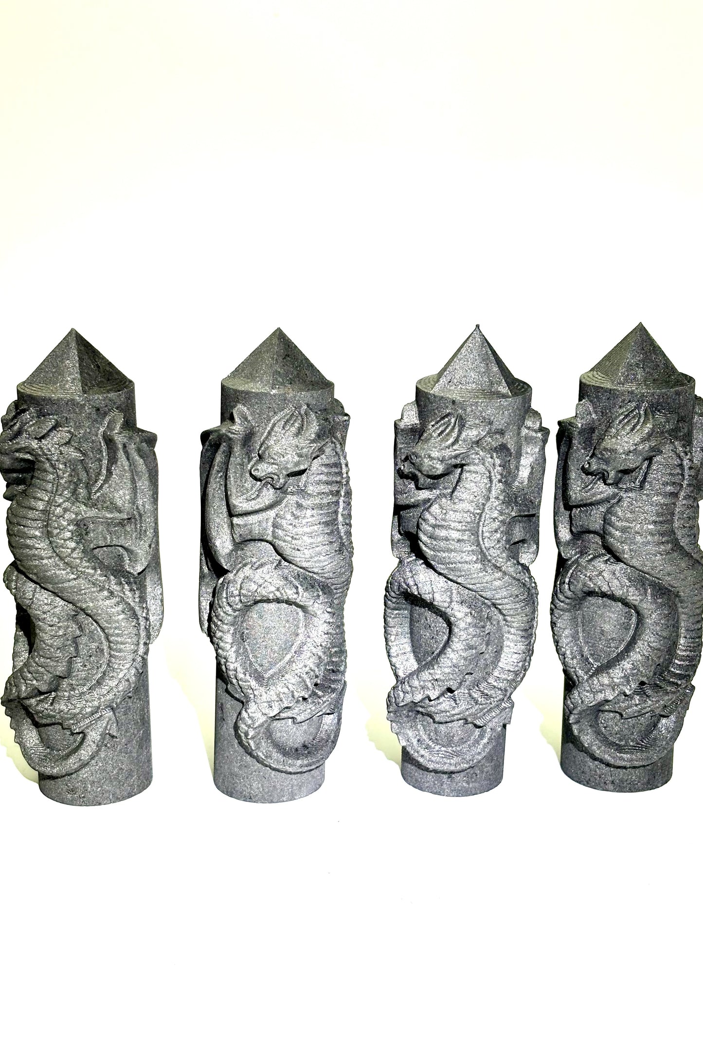 Shungite Dragon Tower Round Points