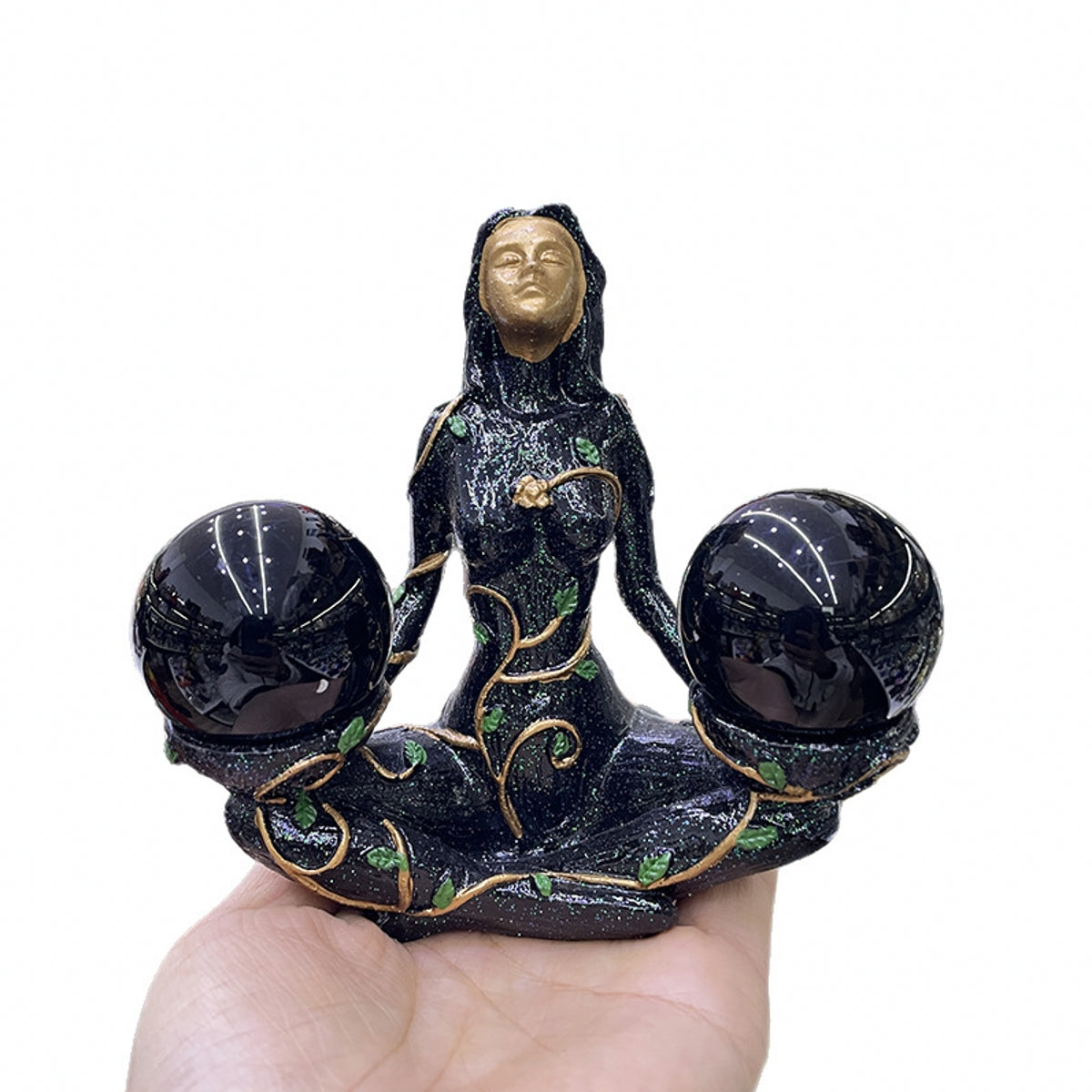 Forest Guardian Goddess Mother Earth Sphere Holders