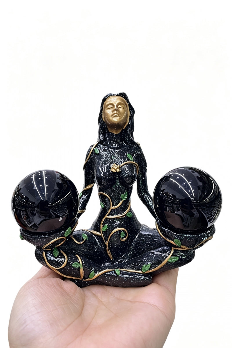 Forest Guardian Goddess Mother Earth Sphere Holders