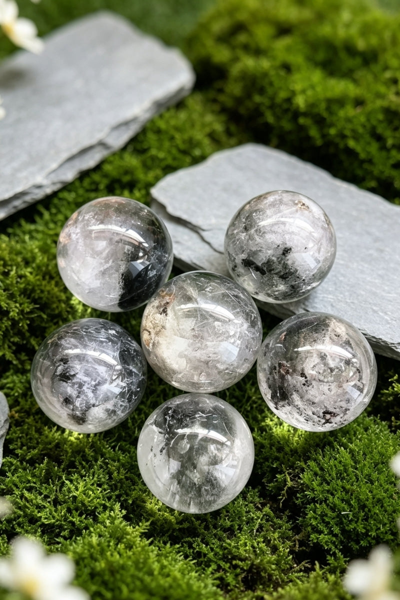 Garden Quartz Sphere Natural Crystal  Balls 2.49"