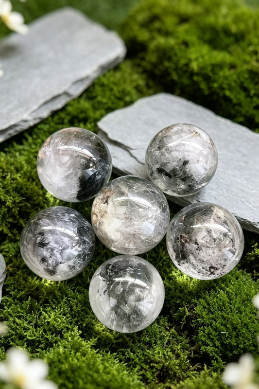 Garden Quartz Sphere Natural Crystal  Balls 2.49"