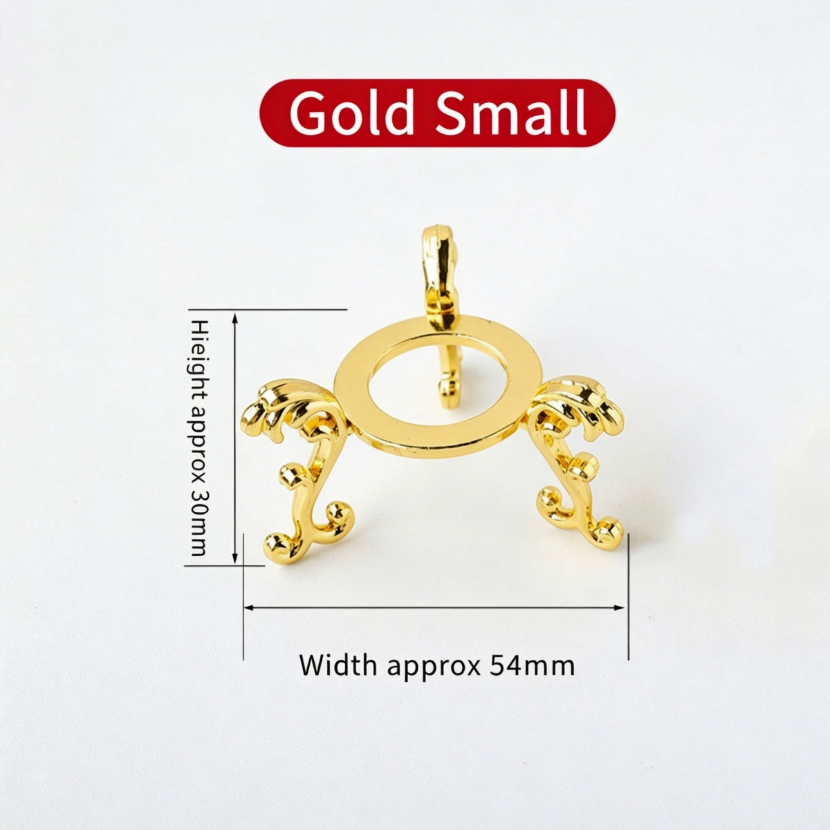 Gold Silver Metal Bracket Sphere Holders