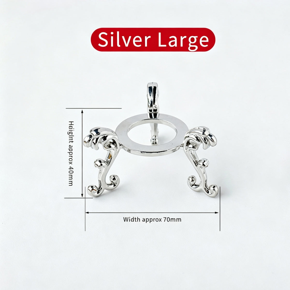 Gold Silver Metal Bracket Sphere Holders