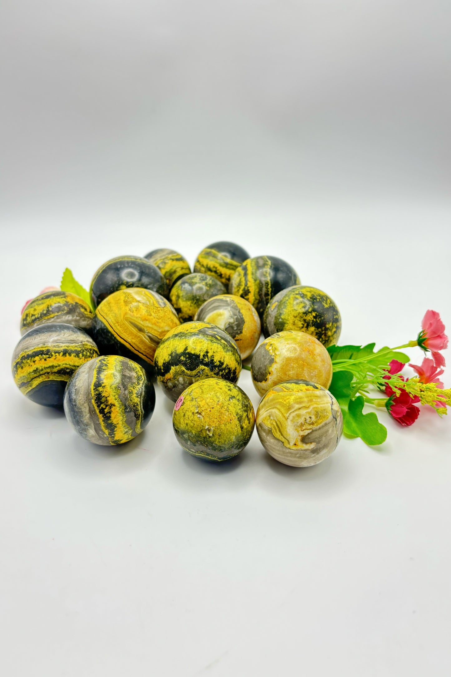 Gorgeous Bumblebee Jasper Spheres 3 Sizes