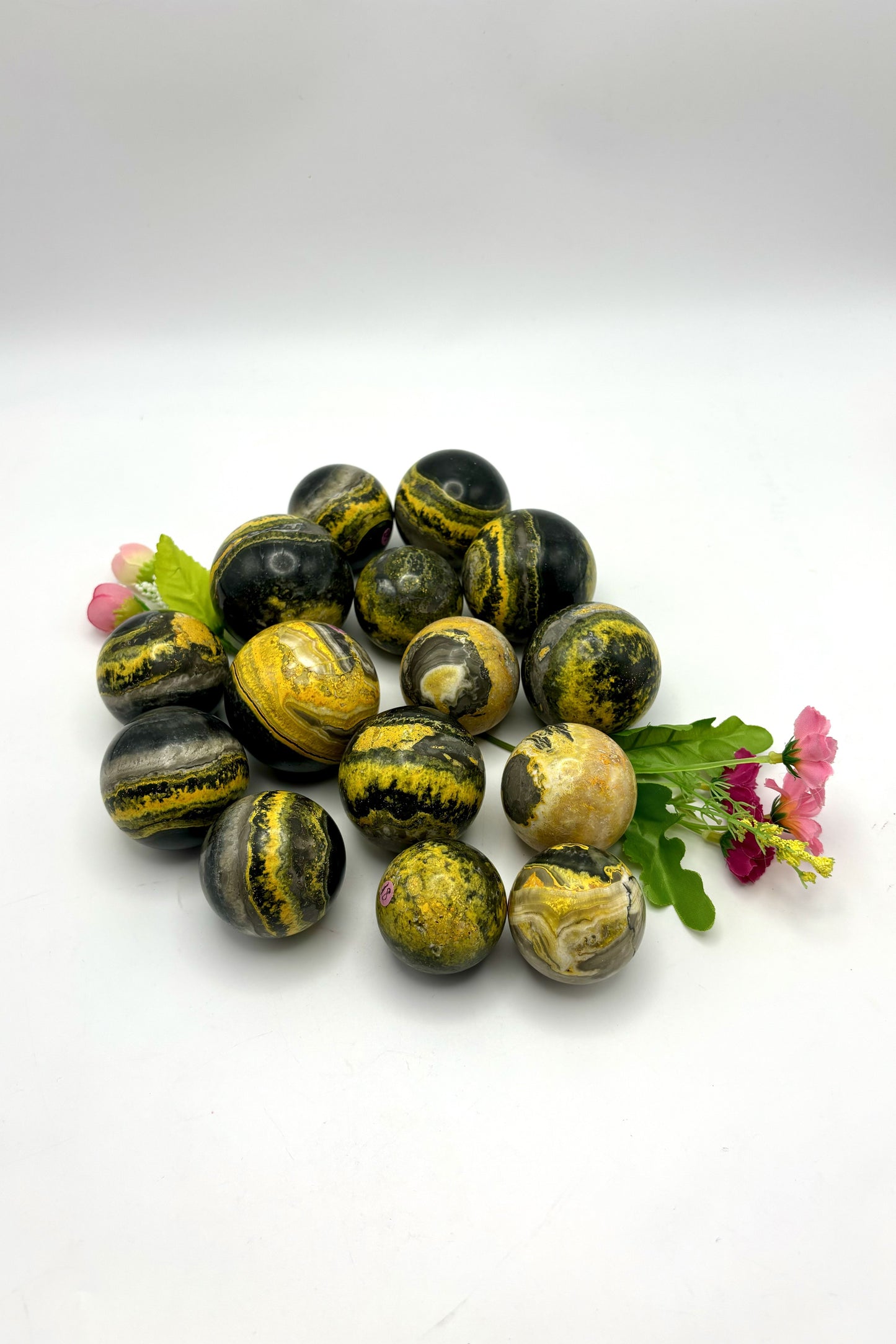 Gorgeous Bumblebee Jasper Spheres 3 Sizes