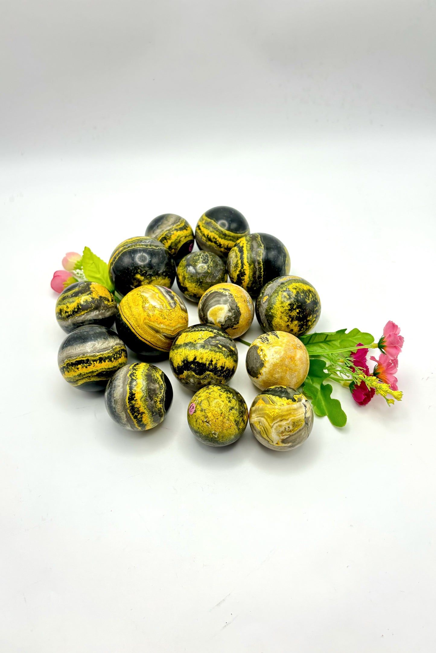 Gorgeous Bumblebee Jasper Spheres 3 Sizes