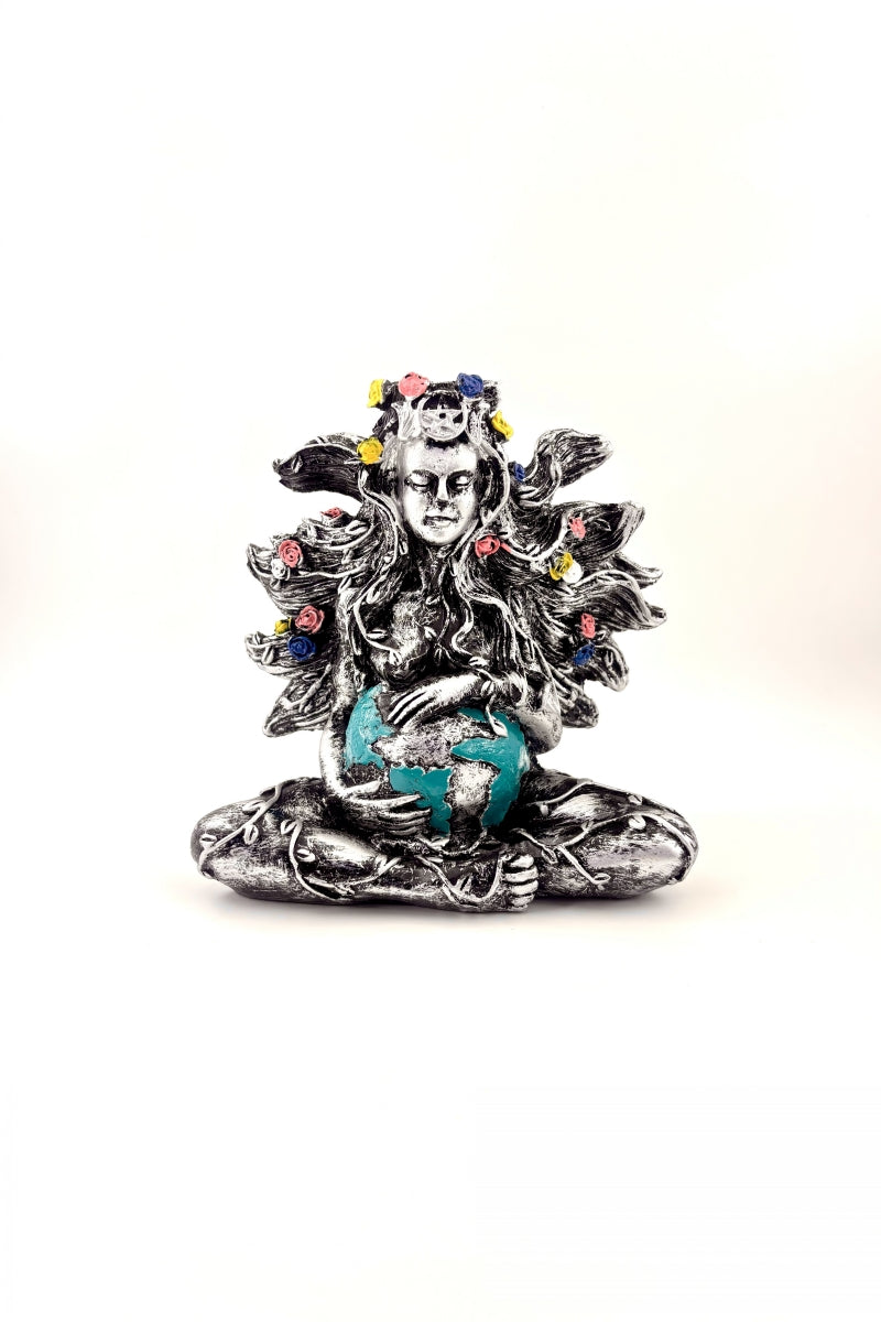 Gorgeous Mother Earth Sphere Holders Ball Bases 5.51”