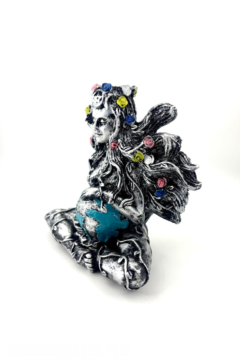 Gorgeous Mother Earth Sphere Holders Ball Bases 5.51”