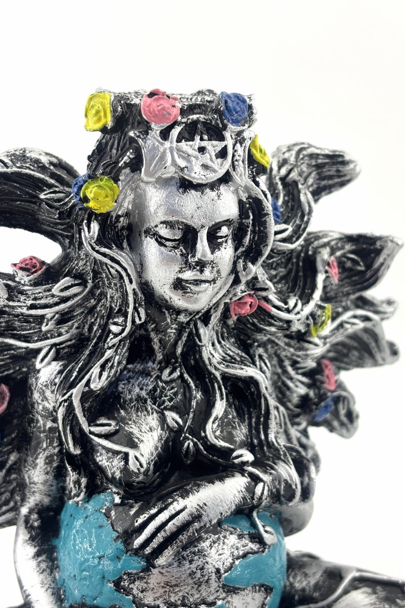 Gorgeous Mother Earth Sphere Holders Ball Bases 5.51”